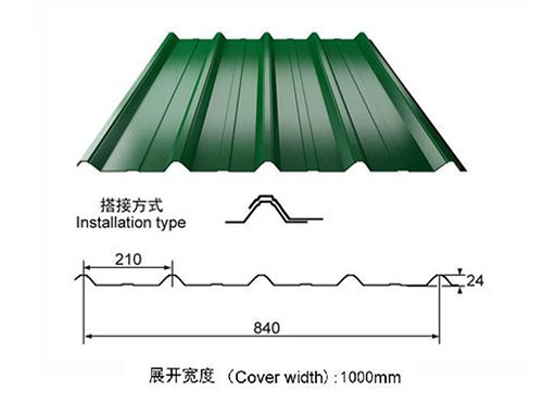 鋼結構840型彩鋼瓦